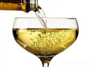 Calice di vino spumante del piemonte | Goblet of piedmont sparkling wine