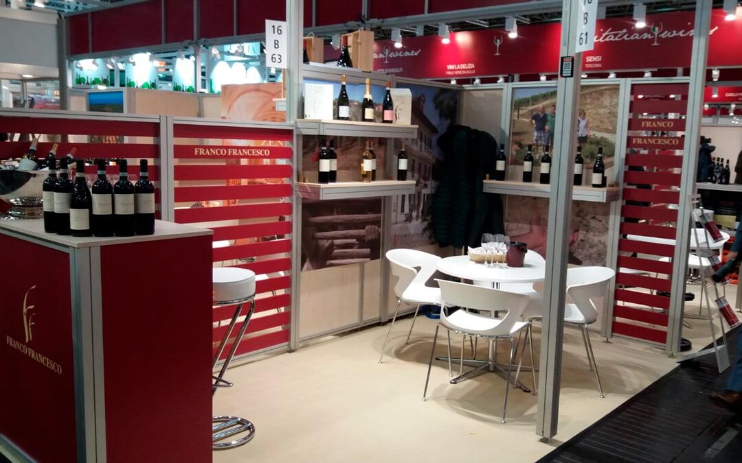 Lo stand Franco Francesco al Prowein 2018